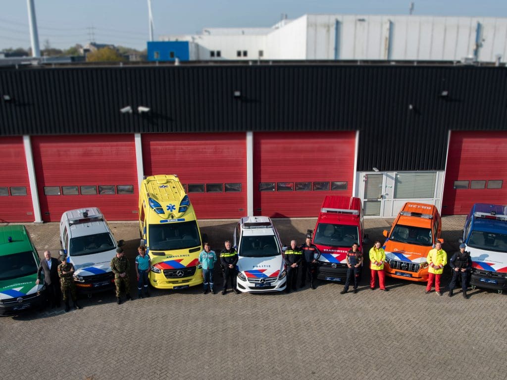 Voertuigen van de hulpverleningsdiensten