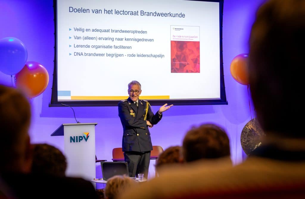 Presentatie van Ricardo Weewer tijdens opening onderwijsjaar 2024-2025.