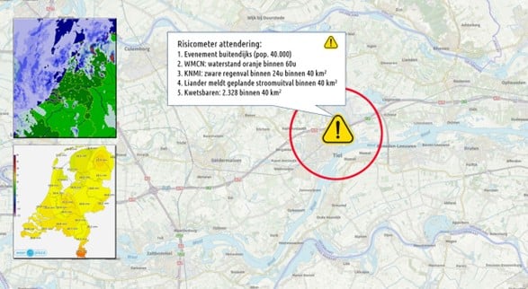 Beeld van een kaart waarop je ORM in werking ziet