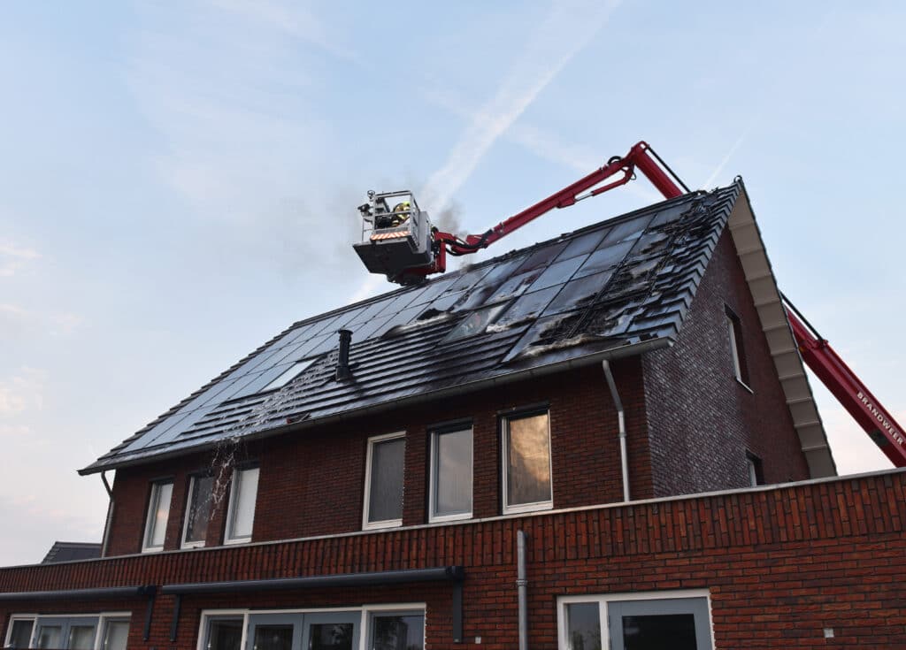 Gebouwbranden zonnepanelen