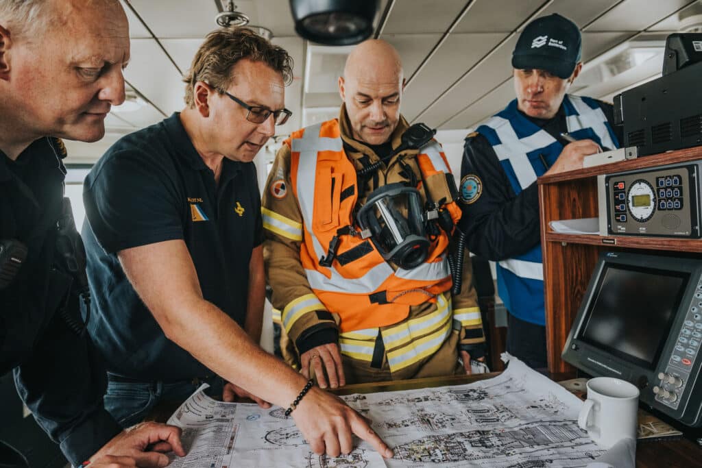 Landelijk specialisme scheepsincidentbestrijding oefening overleg