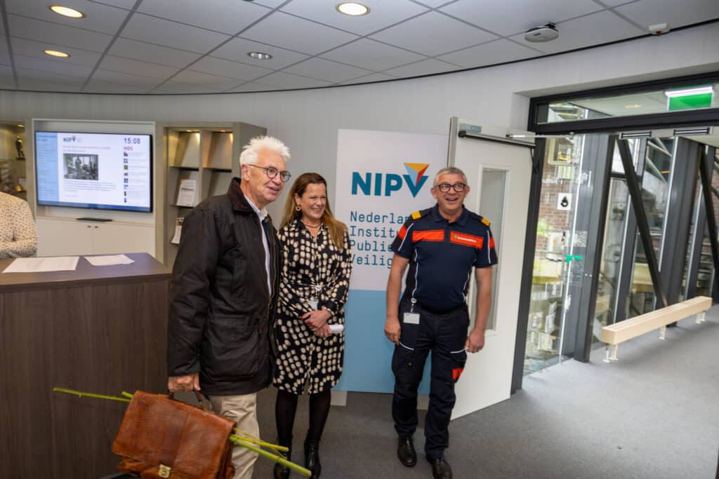 ontvangst Hans Veltkamp op het NIPV