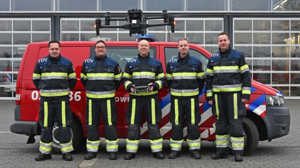 TDV Brandweer Fryslân met de outdoor drone