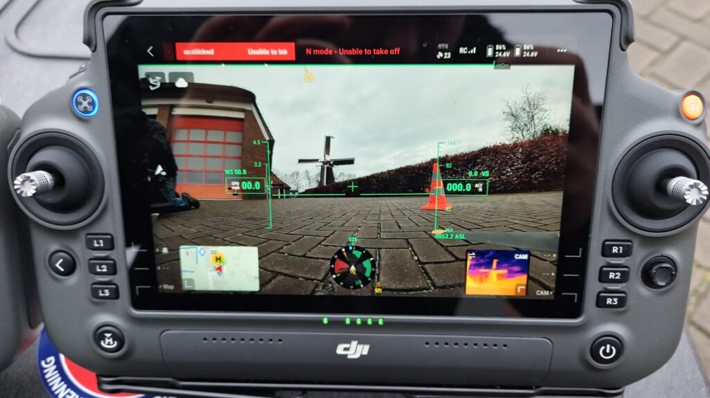 Beeld van de outdoor drone van TDV Drenthe