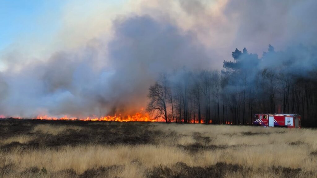 Brand op de Ginkelse Heide, 4 april 2025