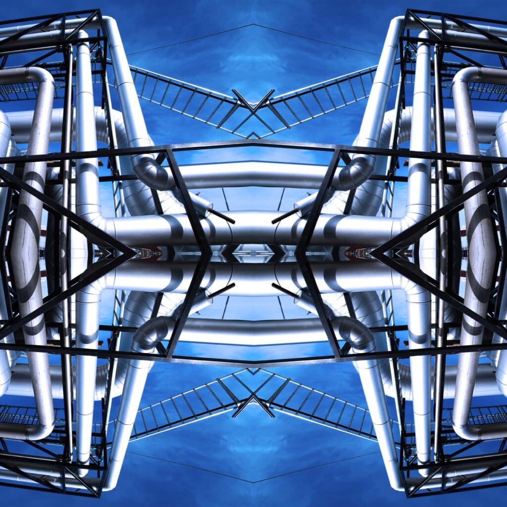 Afbeelding geïnspireerd op de albumcover Ammonia Avenue van The Alan Parsons Project.