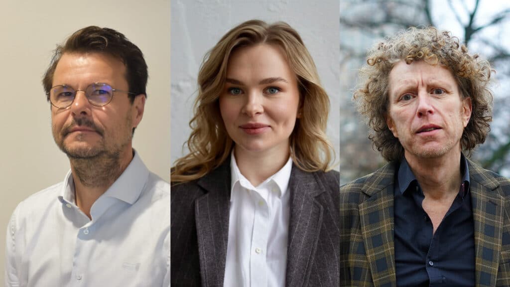 Portretfoto van Alina Saraniuk, Fulco Treffers, Ermo Hartsuijker