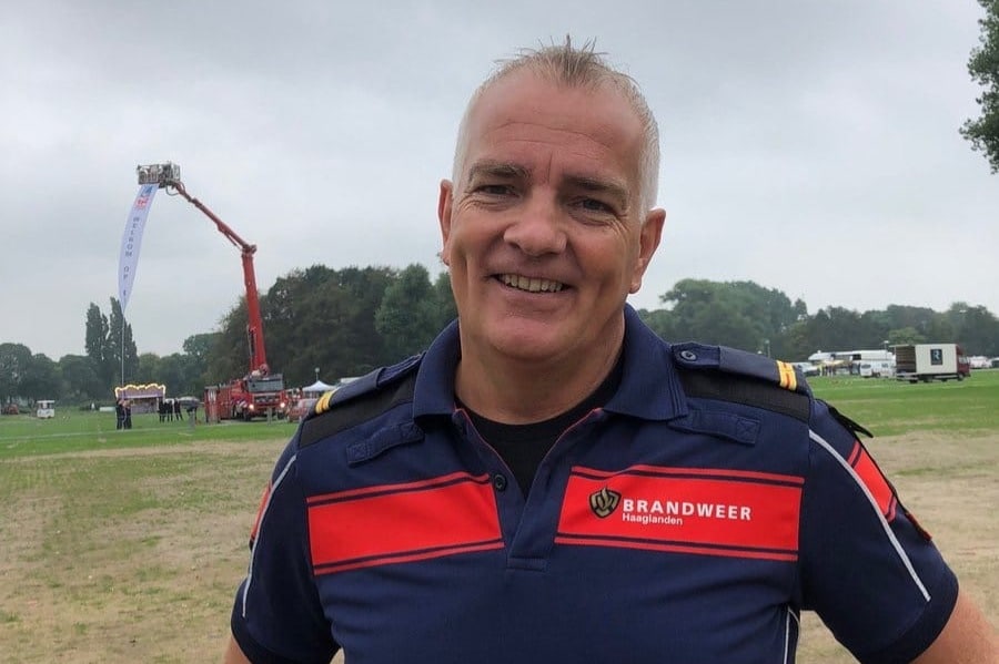 Jos Dijkgraaf, ploegchef bij Veiligheidsregio Haaglanden.