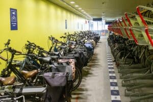 Brandveiligheidsmaatregelen fietsenstalling