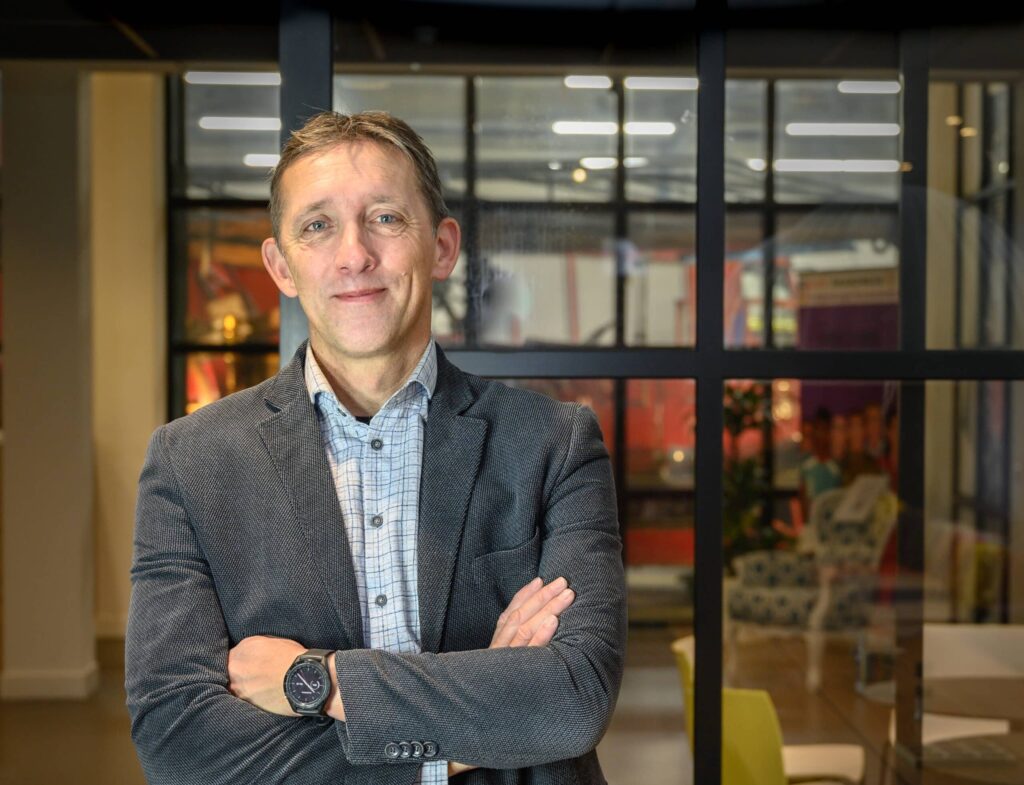 Harm Balk, commandant en directeur van Veiligheidsregio Kennemerland en vakregisseur bij de Vakraad Leren en Ontwikkelen.: Foto: Harm Balk, Veiligheidsregio Kennemerland.